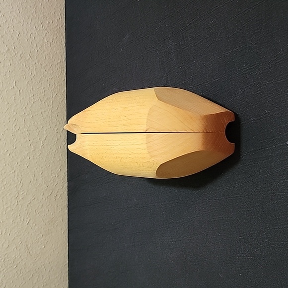 Rare Karl Zahn Areaware Hinged Rhyno Wood Art Trinket Box. - Picture 4 of 7